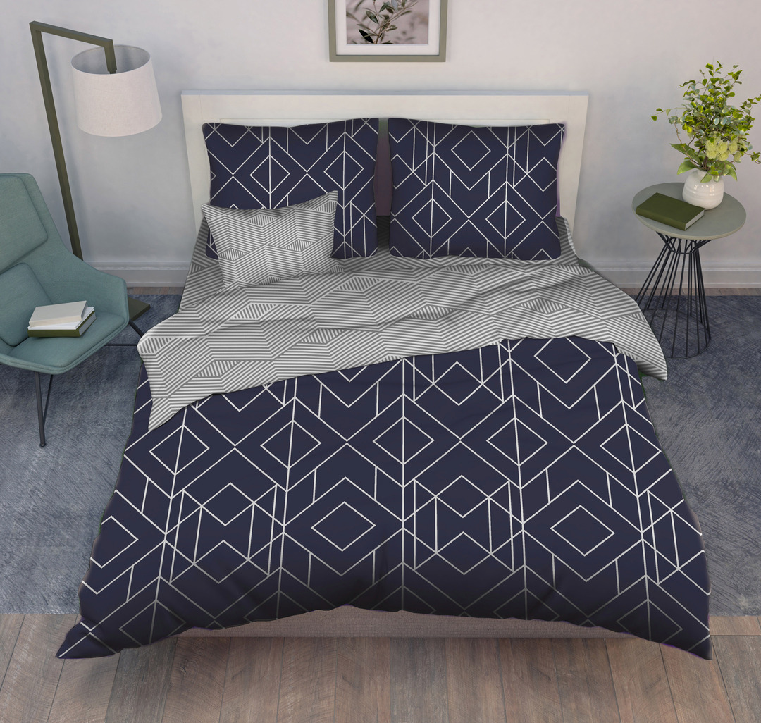 КПБ  бязь Василиса/Delight<9604-2 Каро>