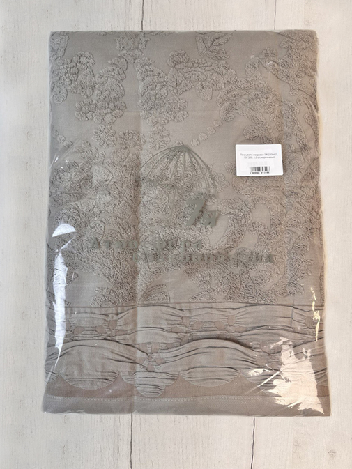 Покрывало махровое 22..421 7Я, 2208421, коричневый