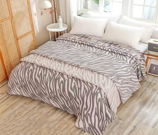 Покрывало хлопковое 46..303 7Я, 4608303, серый