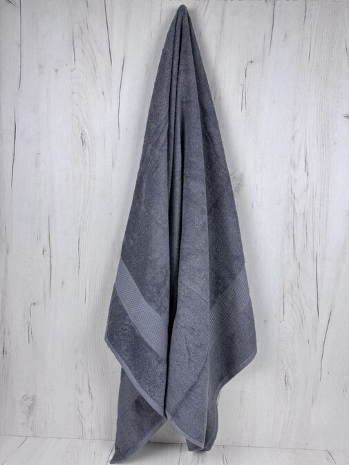 Полотенце махровое BS 400гр Узбекистан, 910 серый