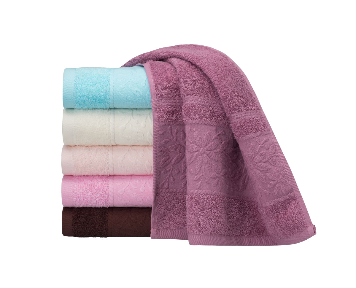 Полотенце махровое Эдельвейс Luxor, 02-005 молочный