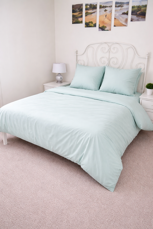 КПБ  поплин однотонный Оливковая коллекция Реноме<12-6205 Нежная мята> 