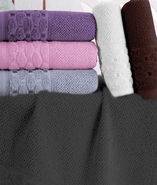 Полотенце махровое Латис Luxor, 07050 темно-серый