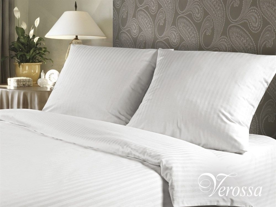 КПБ  страйп-сатин (нав 70*70) Verossa Stripe<00бел Роял Скидка Акция24>