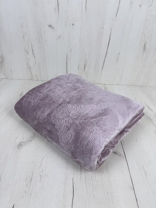 Плед однотонный жаккард в пакете Реноме