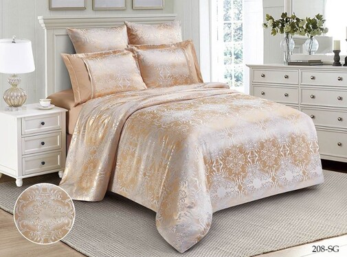 КПБ  сатин-жаккард Satin Jacquard SG Клео<SG-208>