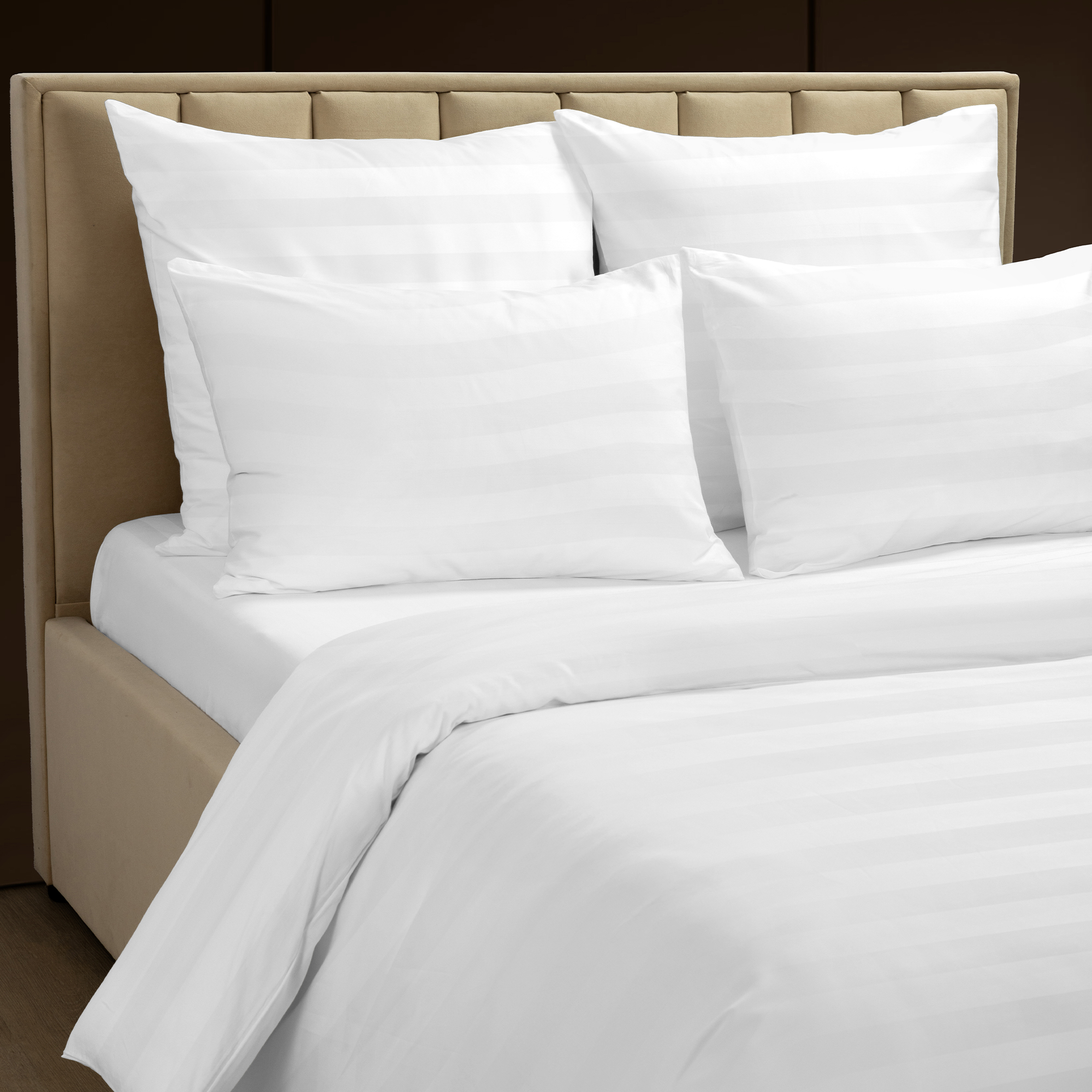 КПБ  страйп-сатин 3*3 (нав 50*70) Verossa Stripe<00бел>