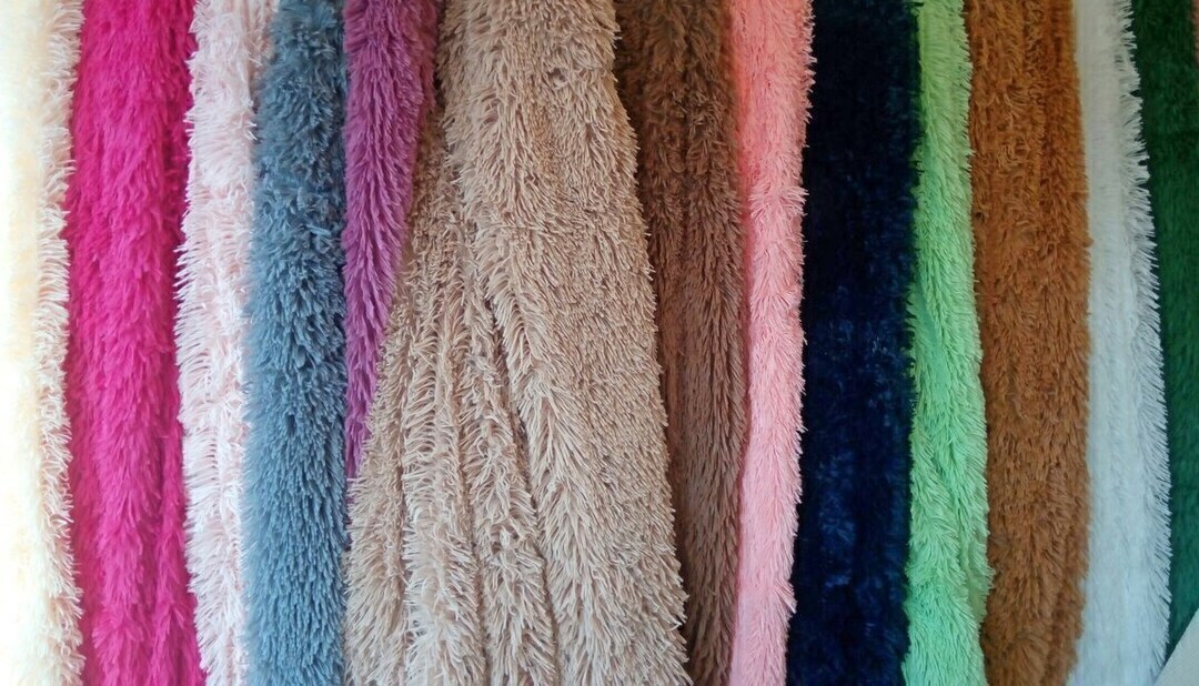 Покрывало меховое лама Голубая Лагуна, Blumarine Сафия, СД