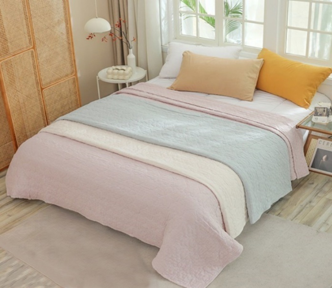 Покрывало хлопковое 46..260 7Я, 4608260, молочный