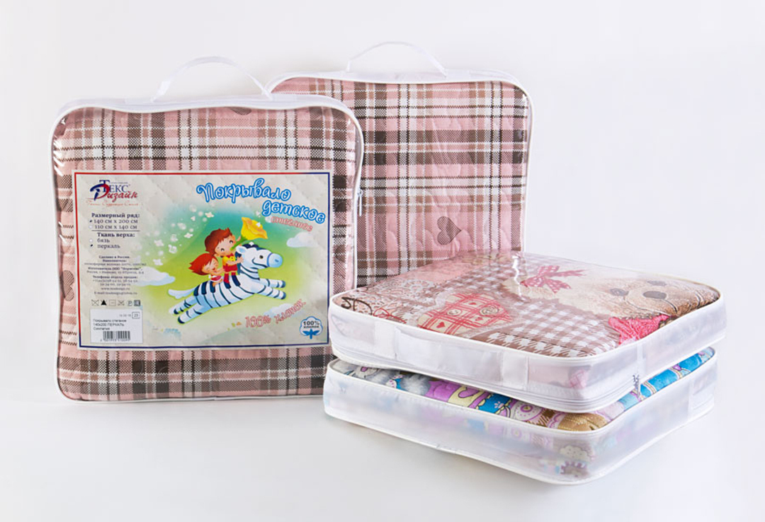 Покрывало детское стеганое поплин Текс-Дизайн, Команда-1