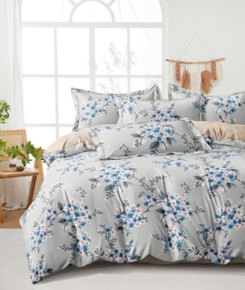 КПБ  поплин Оливковая коллекция с простыней на резинке (160*200*25) Реноме<УУ 6796> 