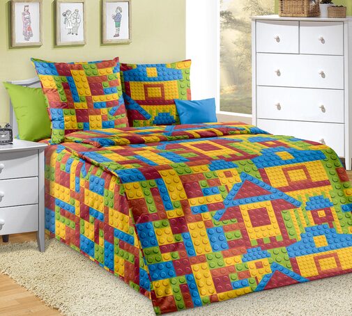 КПБ детский перкаль Бамбино<Конструктор-1>