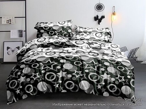 КПБ 2сп полисатин с европростыней Pandora<3958 >