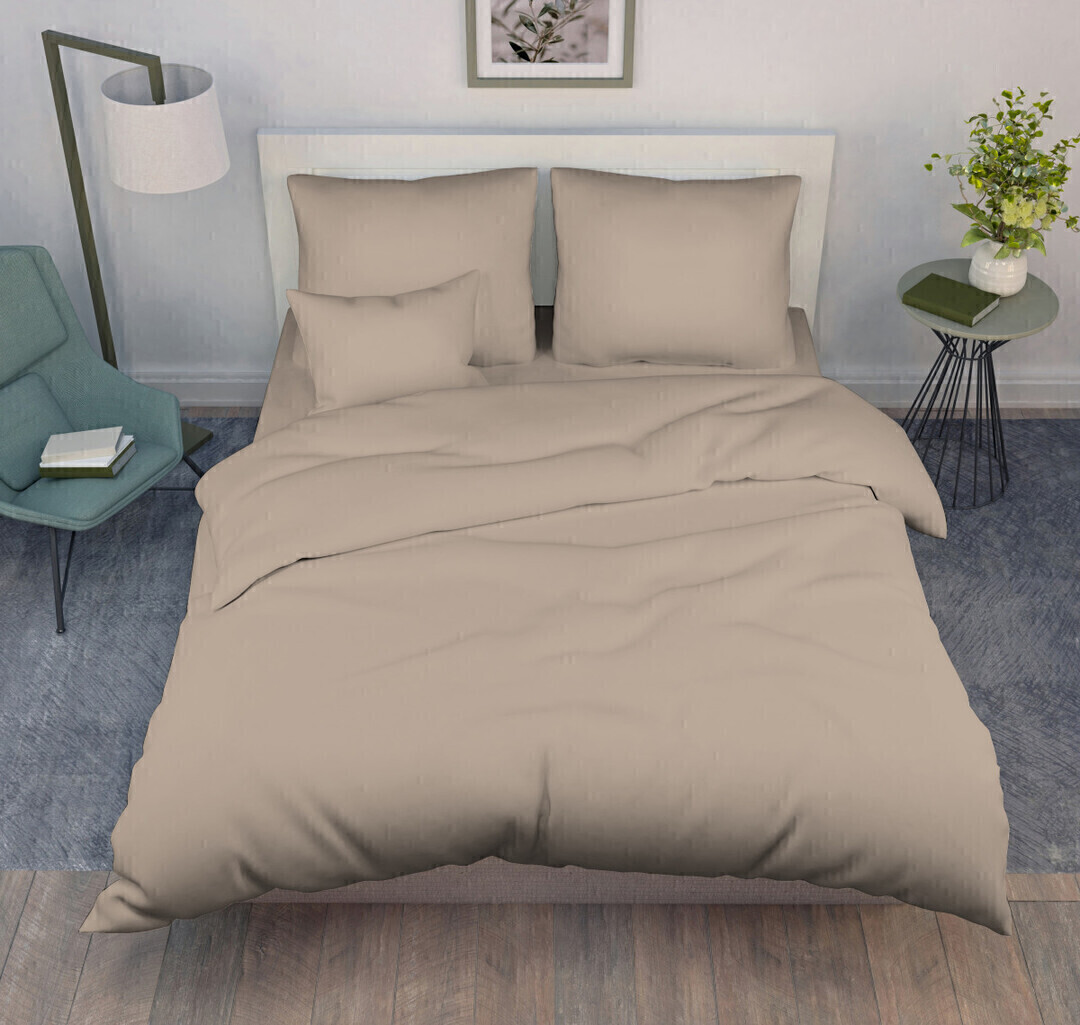 Наволочка упак 2шт поплин однотонный Реноме