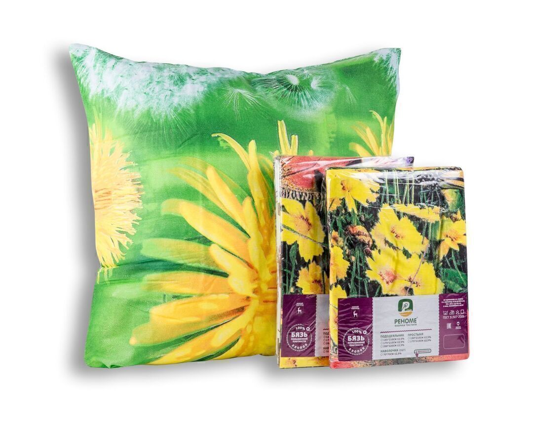 Наволочка бязь 125гр без упаковки Реноме