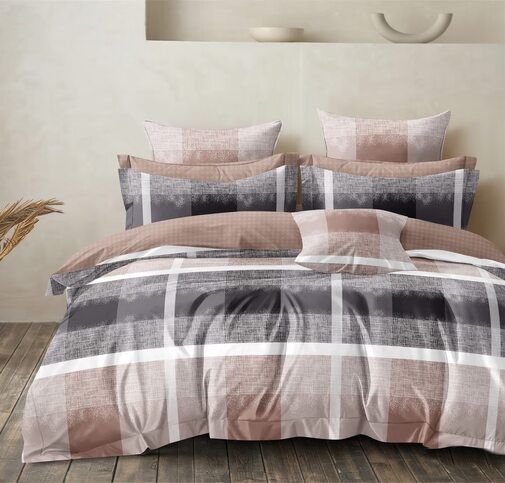 КПБ  сатин Темно-синяя коллекция Стандарт Реноме<St-2597> 