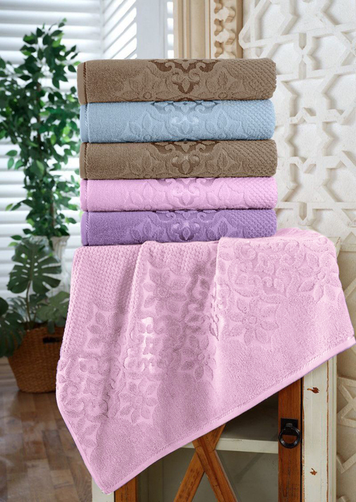 Полотенце махровое Блум Luxor, розовый