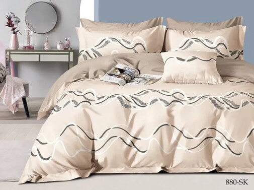 КПБ  сатин в коробке (нав 70*70) Satin de Luxe SK Клео<880-SK>