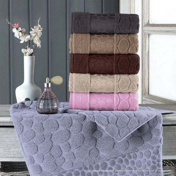 Полотенце махровое Коаст Luxor, 53113 серо-голубой