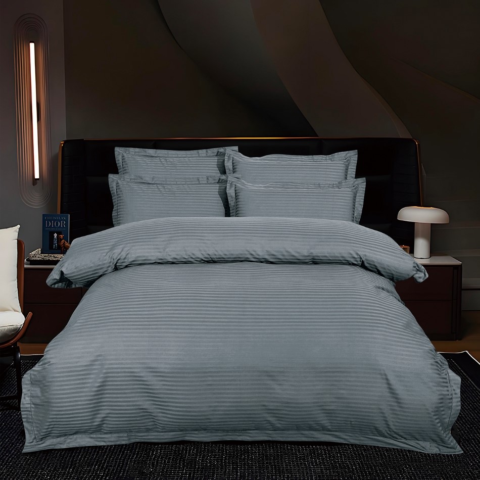 КПБ страйп-сатин KLDT полоса 1см Ретро-Уют<KLDT-006>