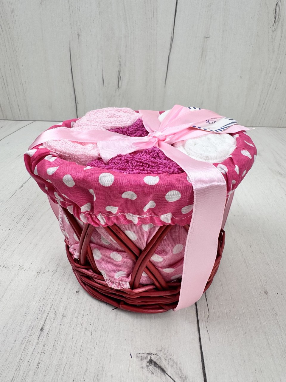 Набор салфеток в подарочной корзинке Cherir/Черир М