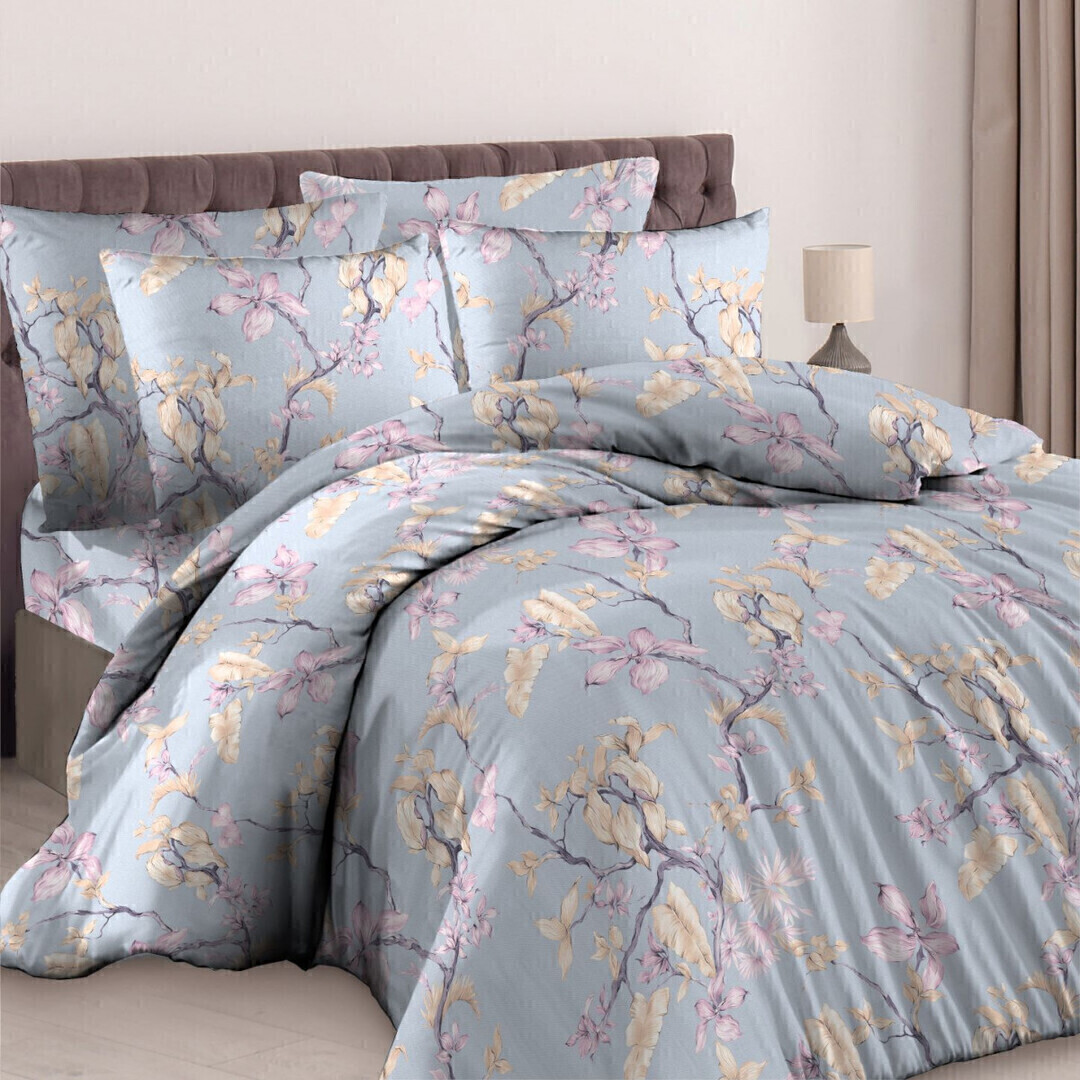 КПБ  бязь  Реноме<10540-1 Фактурная магнолия> 