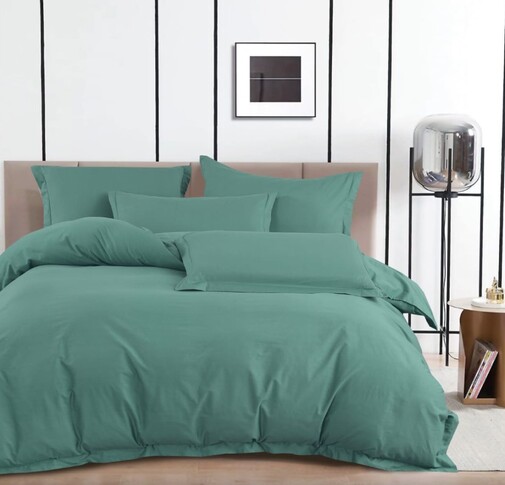 КПБ сатин-люкс CR однотонный с простыней на резинке (160*200*25) Ретро-Уют<CR6-004/R>