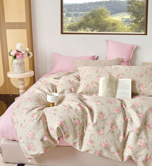 КПБ  сатин Темно-синяя коллекция с увеличенной простыней Реноме<ПП 7439> 