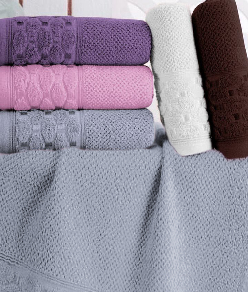 Полотенце махровое Латис Luxor, 53113 серо-голубой