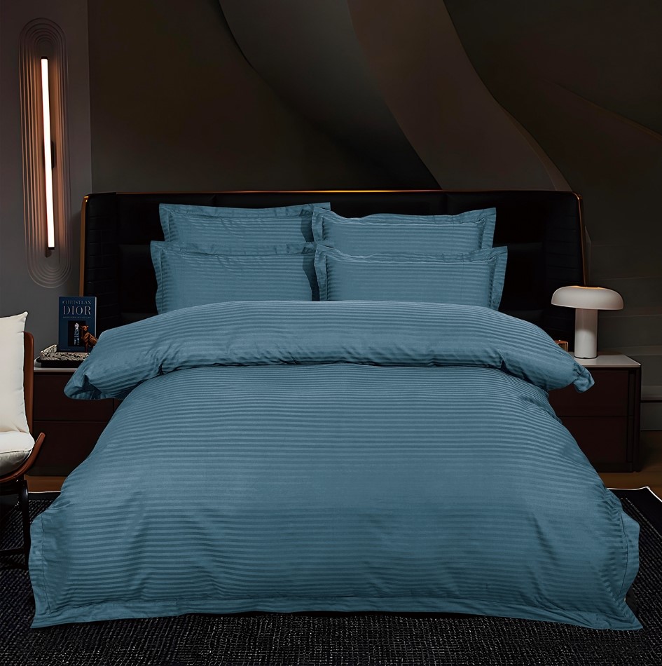 КПБ страйп-сатин KLDT полоса 1см Ретро-Уют<KLDT-013>