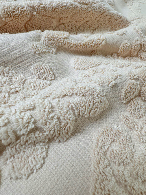 Покрывало махровое 22..421 7Я, 2208421, персиковый