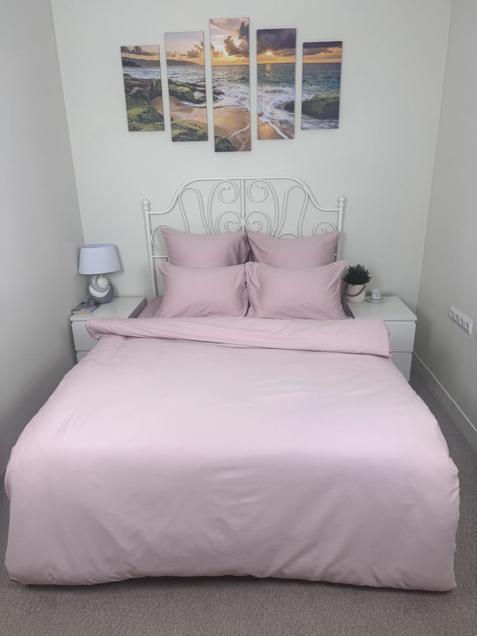 КПБ сатин однотонный Темно-синяя коллекция Реноме<OS-008 Парфэ>