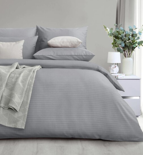 КПБ  страйп-сатин (нав 50*70) Verossa Stripe<70309 Silver moon>