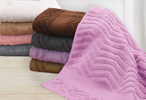 Полотенце махровое Пине Luxor, сиреневый