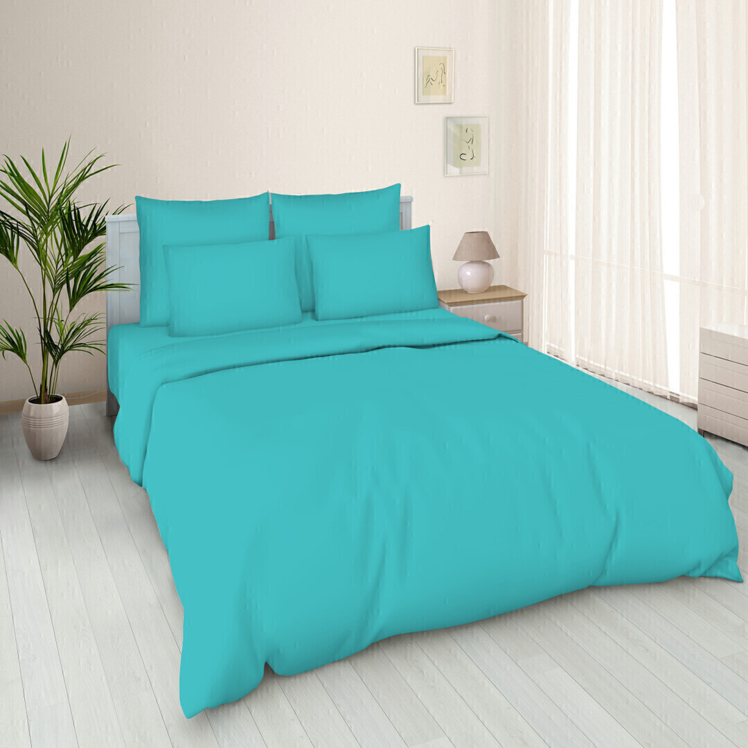 Наволочка упак 2шт поплин однотонный Реноме