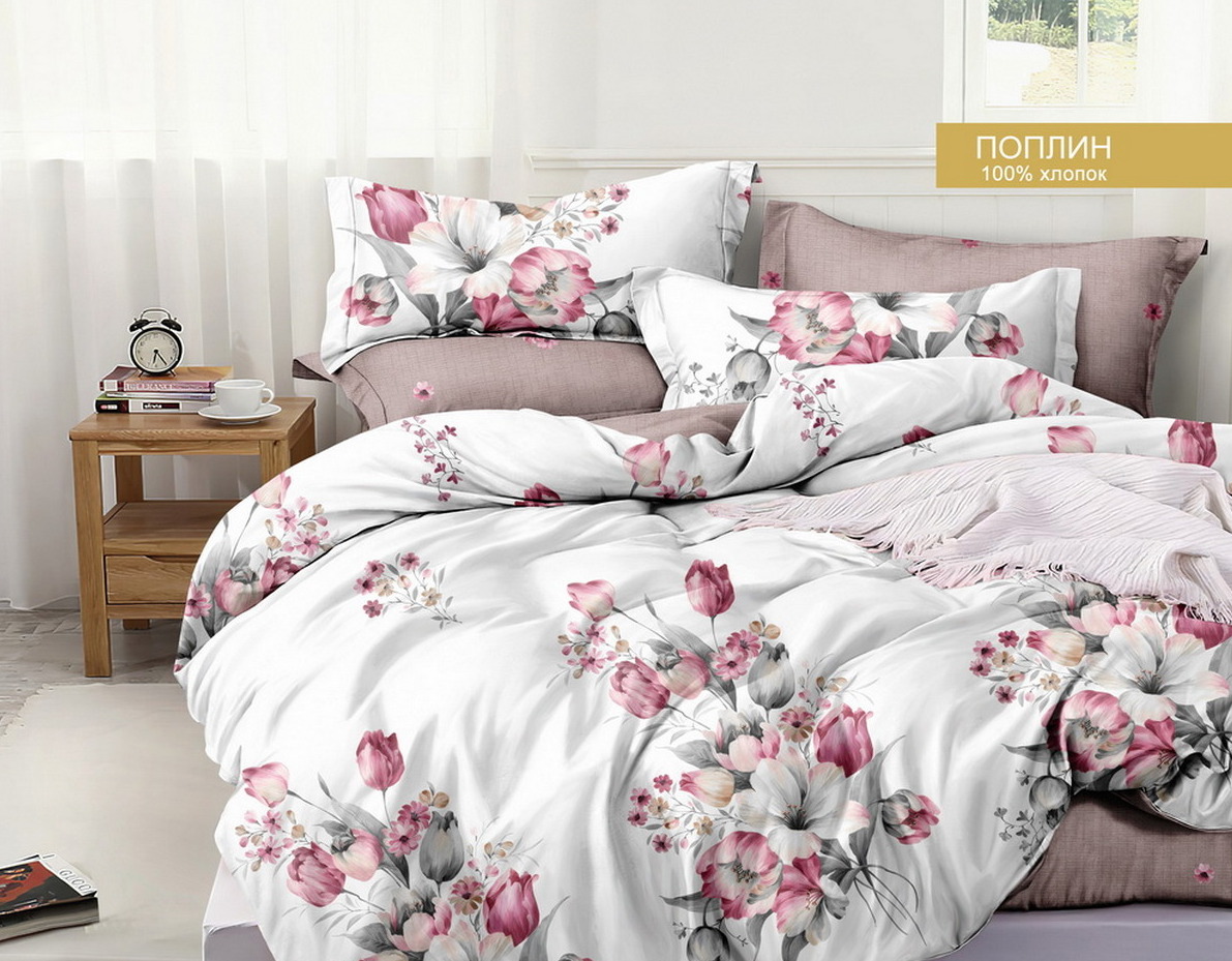 КПБ  поплин Exclusive Viola<ПВ27-1442>