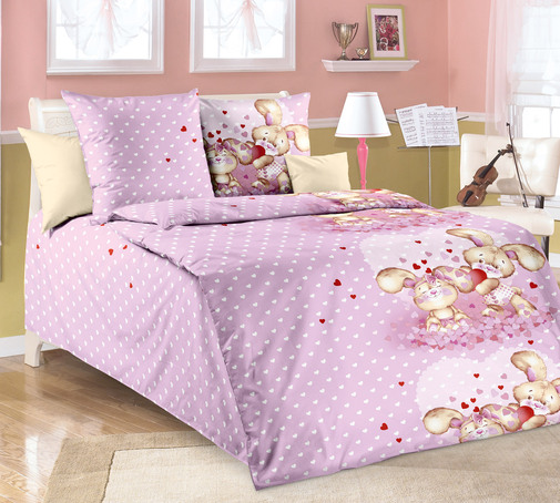 КПБ детский  перкаль Бамбино<Улыбка-1> 