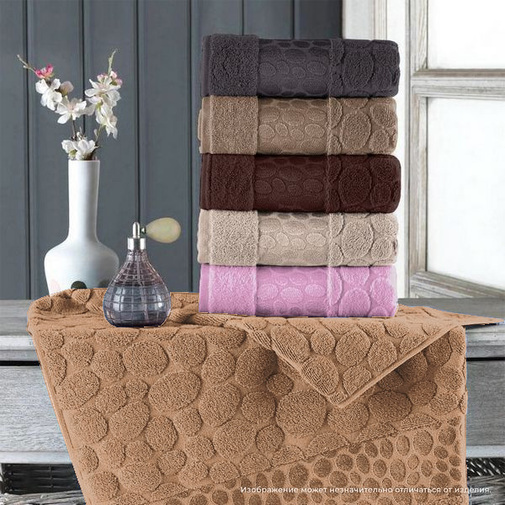 Полотенце махровое Коаст Luxor, 53023 капучино