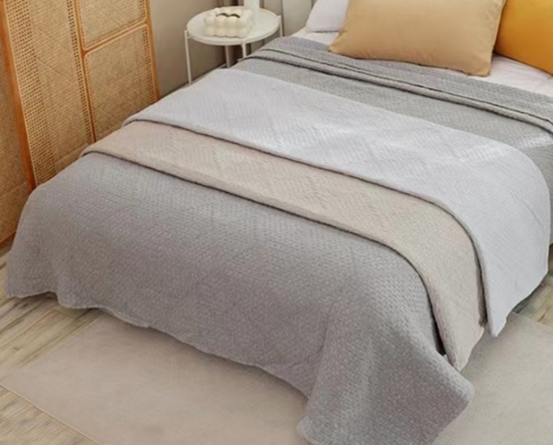 Покрывало хлопковое 46..271 7Я, 4608271, бежевый