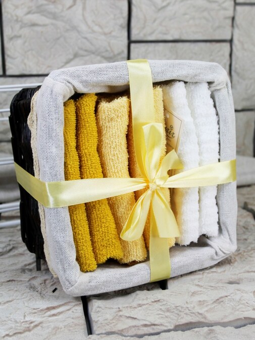 Набор салфеток в подарочной корзинке Cherir/Черир М