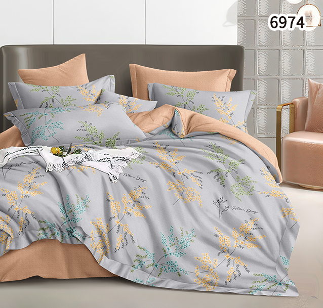 КПБ  поплин Оливковая коллекция Реноме<УУ 6974> 