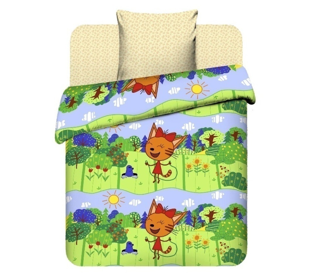 КПБ детский  бязь наволочка 70*70-1шт СТС Василек<5623-1 Карамелька Скидка Акция29>