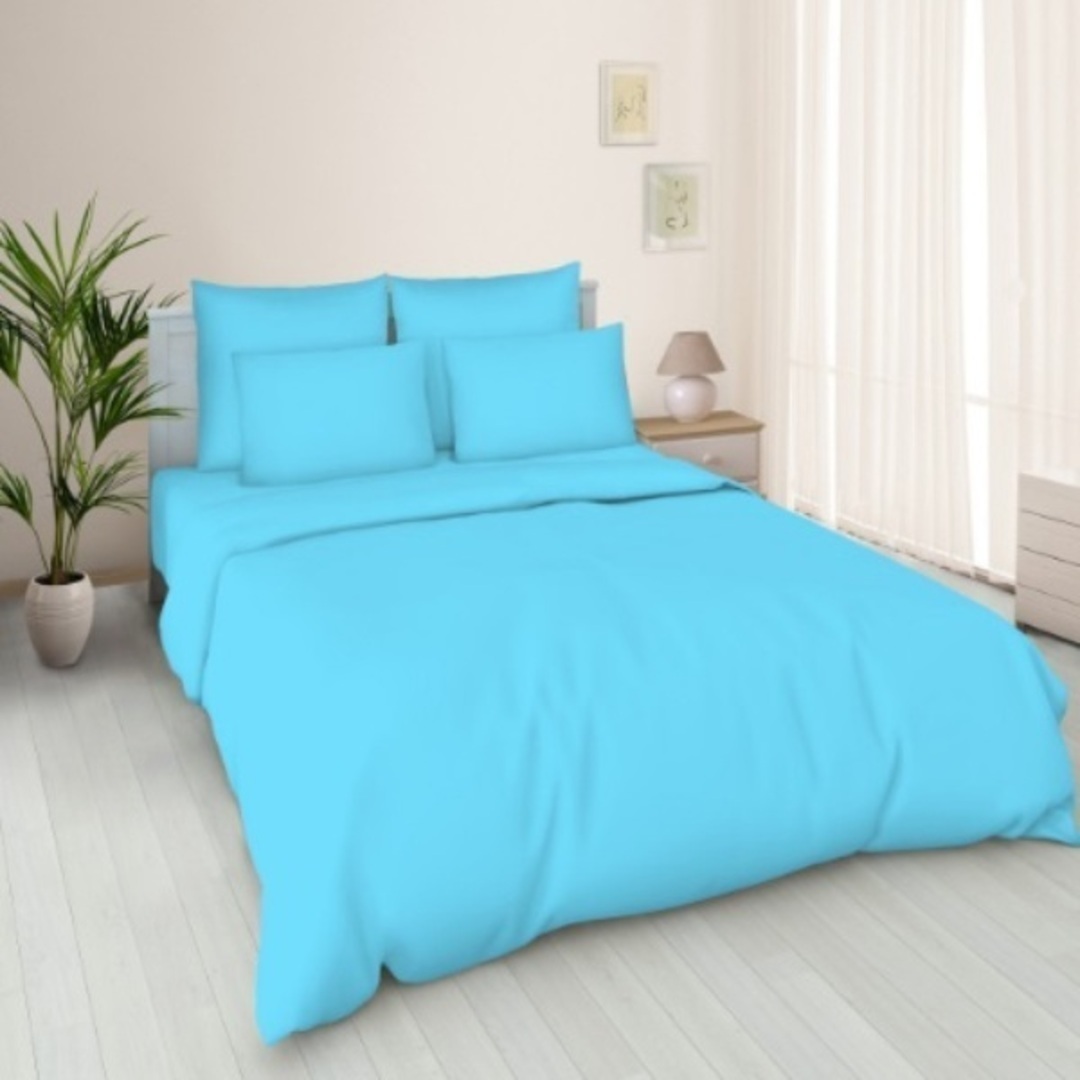 Наволочка упак 2шт поплин однотонный Реноме