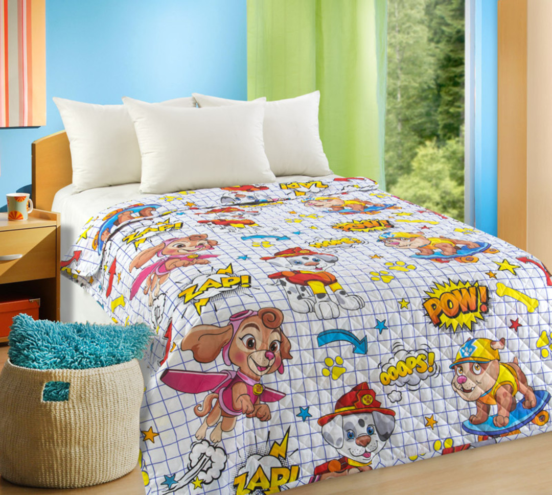 Покрывало детское стеганое поплин Текс-Дизайн, Команда-1