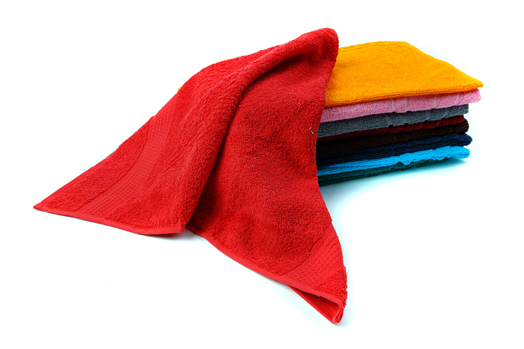 Полотенце махровое Соты 460гр/м2, 109 красный