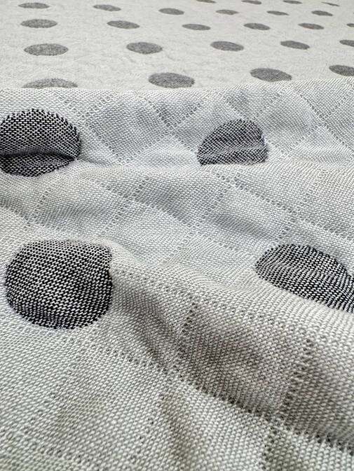 Покрывало хлопковое 46..296 7Я, 4608296, серо-зеленый