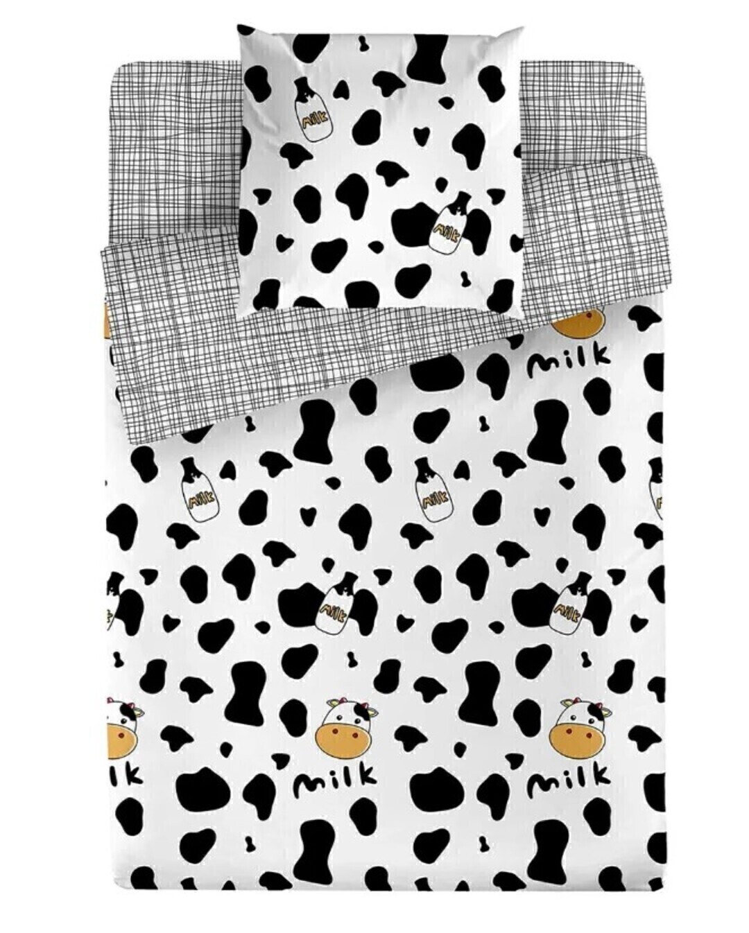 КПБ детский  поплин (нав. 70*70) Браво Кидс New collection<5830-1+4414A-1 Молоко Скидка Акция29>