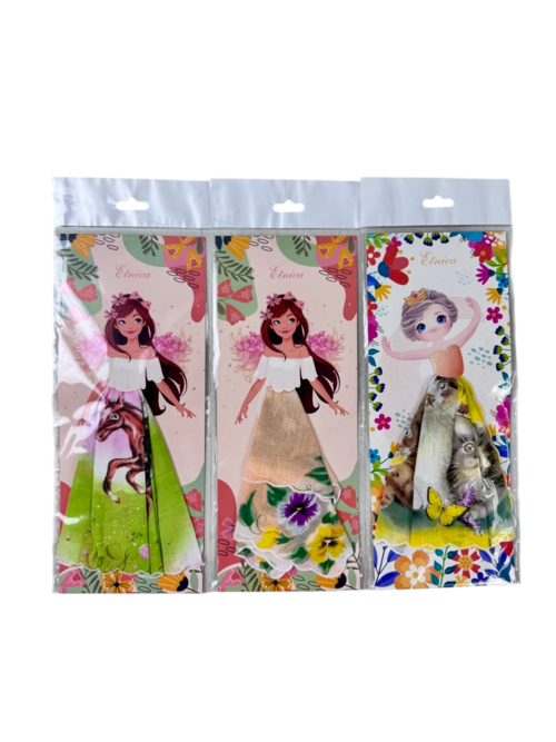 Платок носовой детский Маленькие принцессы в подарочной упак. 1шт. Пс11 Etnica