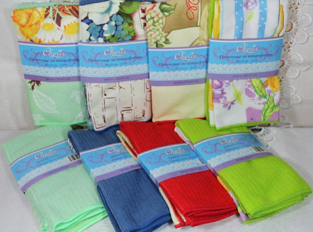 Набор салфеток  из микрофибры Cherir/Черир
