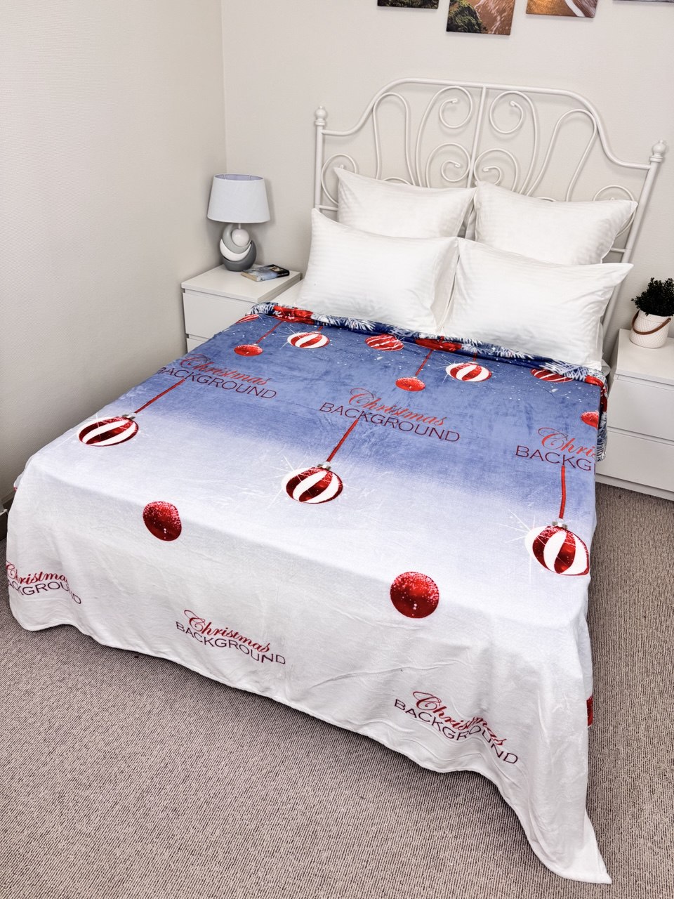 Покрывало  велсофт Северный Город/NORTH CITY Н.Г., Новогодний